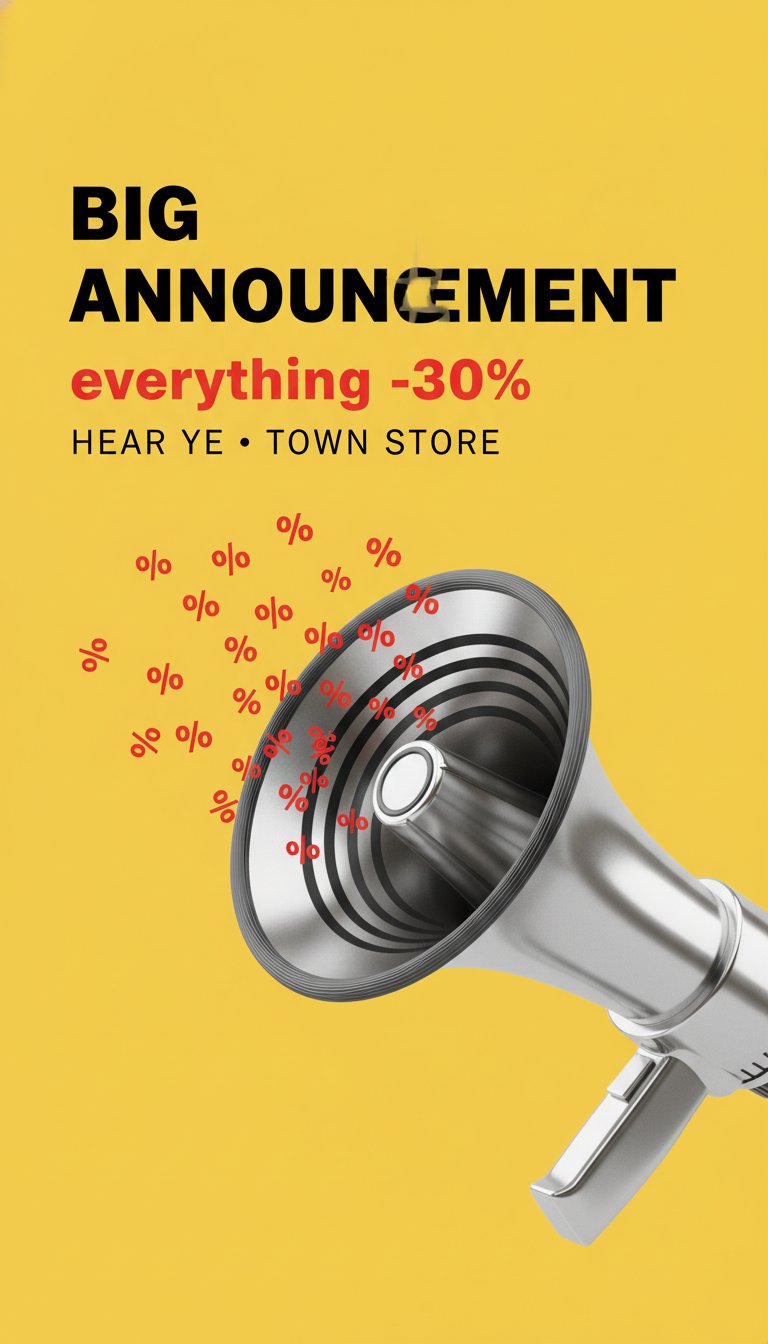 Dynamic sale announcement banner