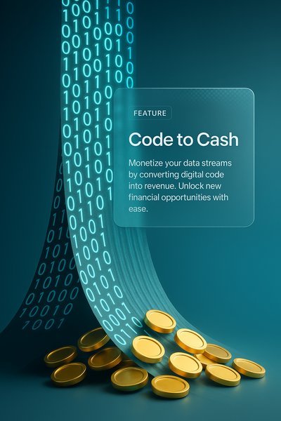 Transforming Binary Code into Coins: Code to Cash Feature