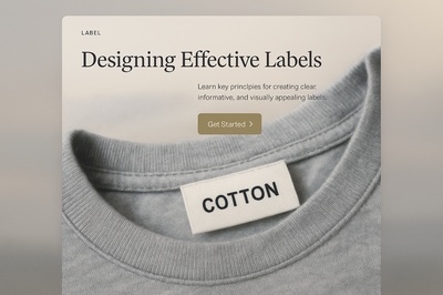 Stylish Web Design for Effective Labeling