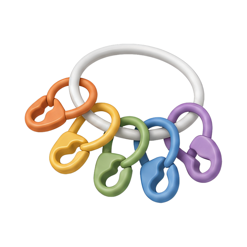Colorful knitting stitch markers