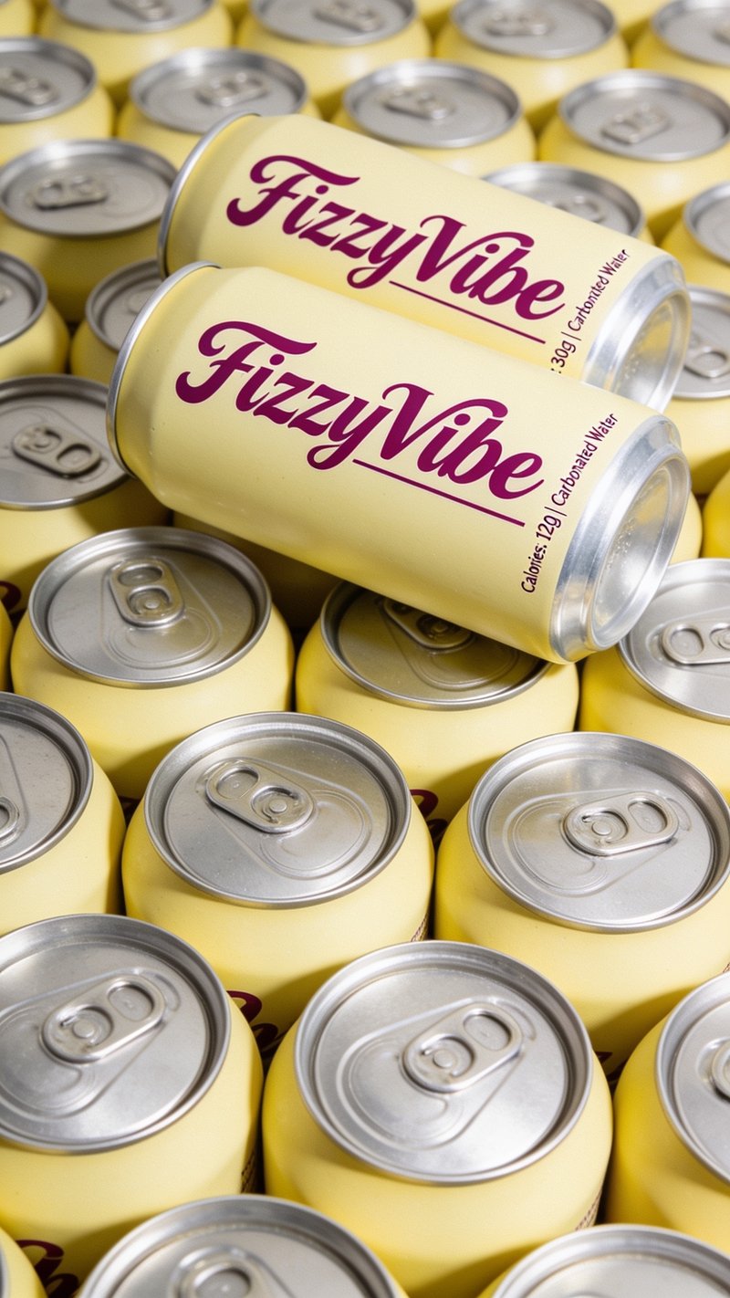 FizzyVibe sparkling water cans