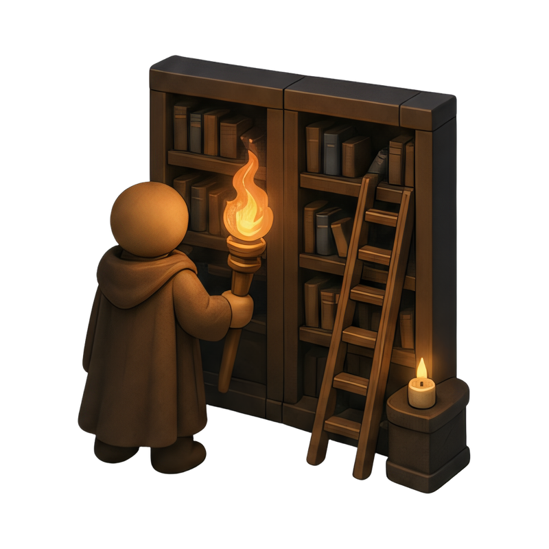 illuminating a dark library