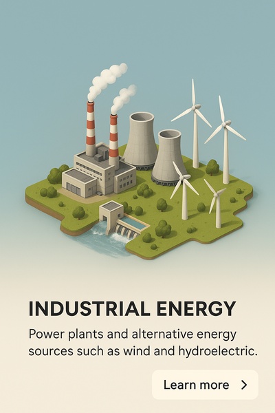 Isometric Design of Industrial Energy Sources
