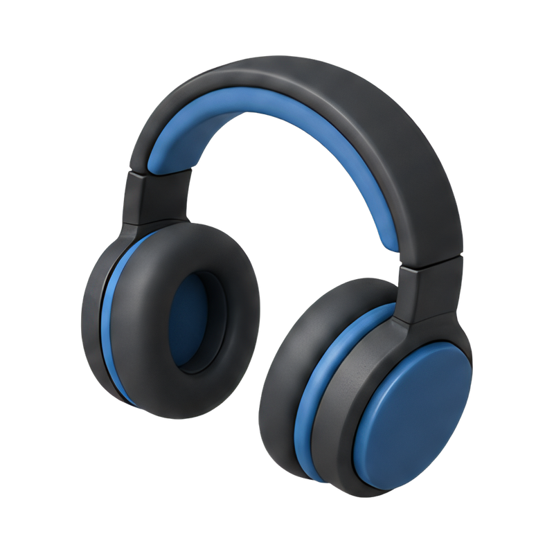 wireless sport headphones in action