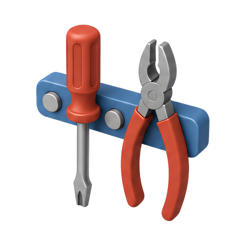 Magnetized screwdriver holder