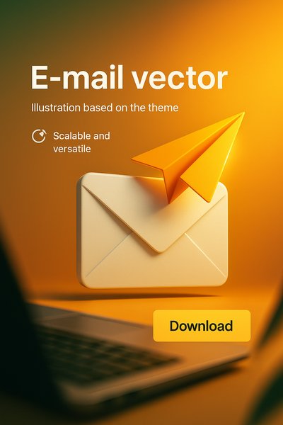 Modern Email Vector Illustration for Download