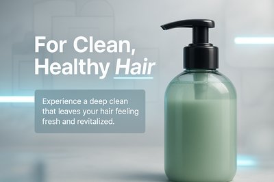 Promotional Hair Care Product with Modern Design