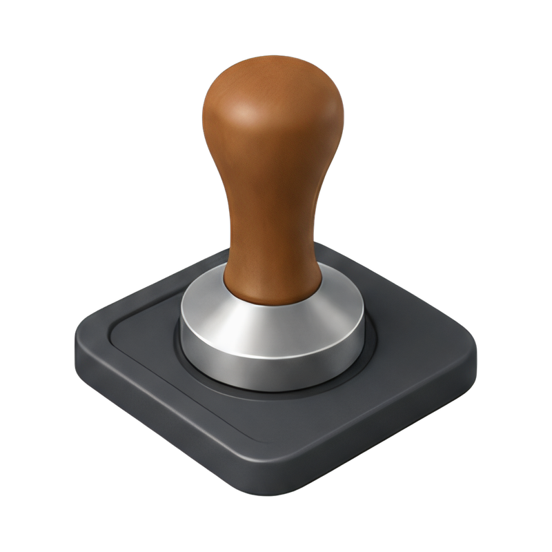 espresso tamper and mat set