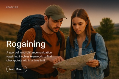 Stylish Web Design for Rogaining Navigation