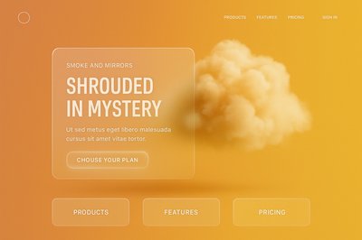 Modern Landing Page Design with Ballet Theme