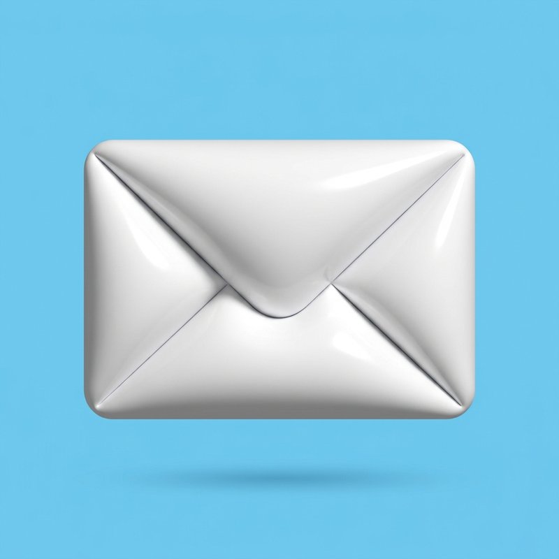 classic envelope with mail items