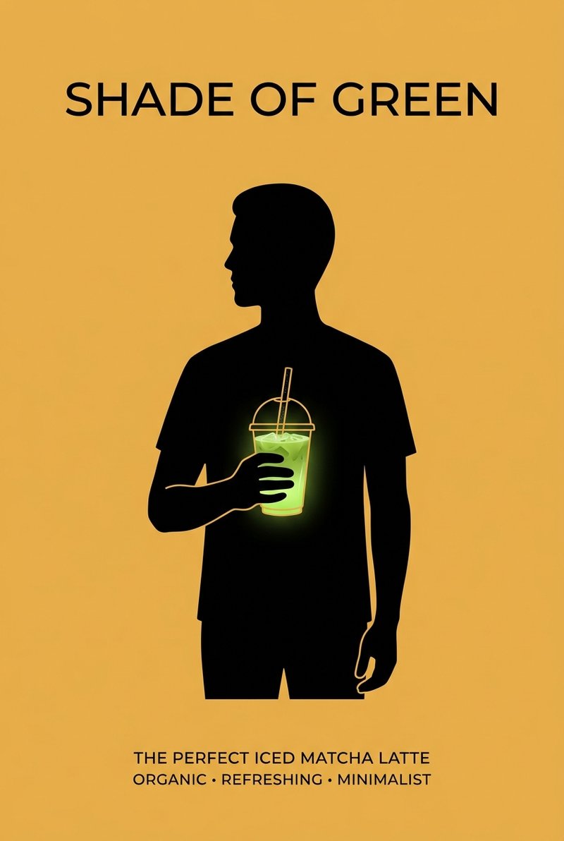 matcha silhouette design