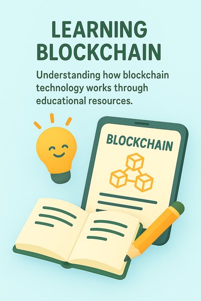 Educational Graphic on Blockchain Technology Concepts
