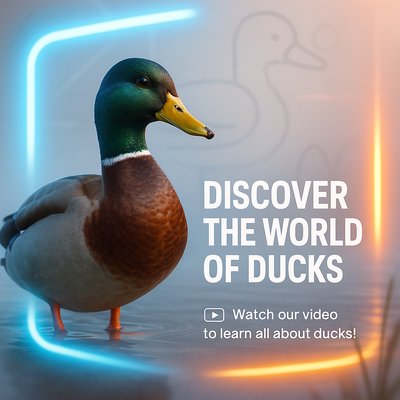 Promotional Graphic for Duck Education Video