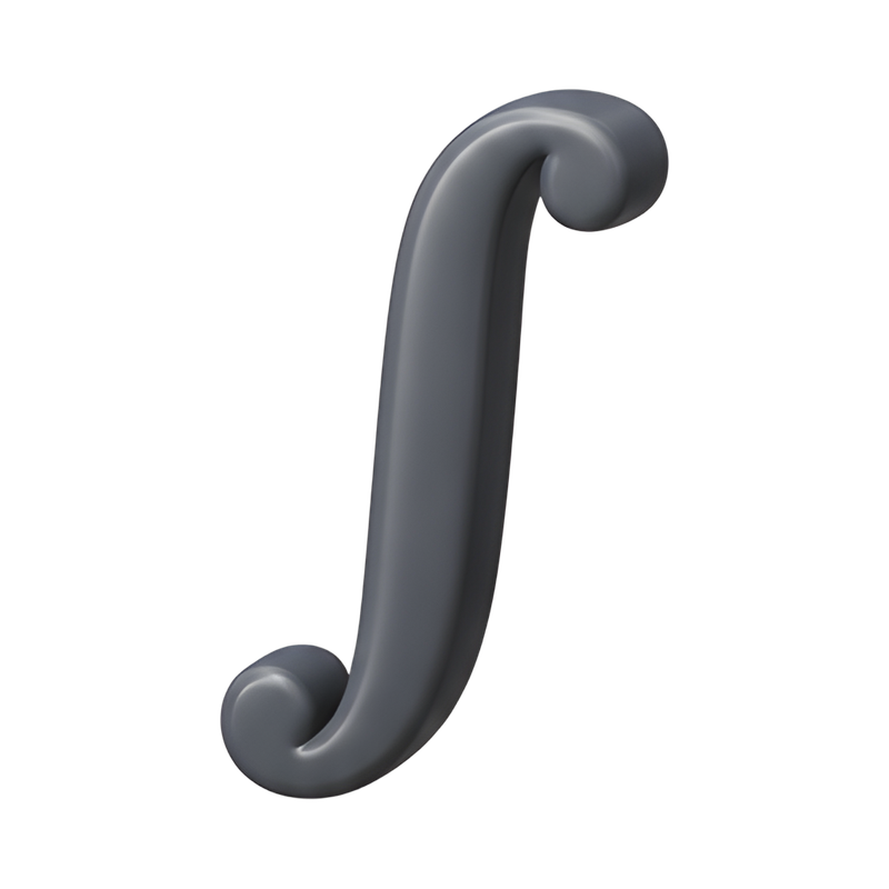 mathematical integral sign icon