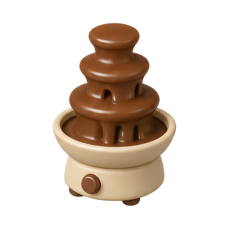 small chocolate fountain