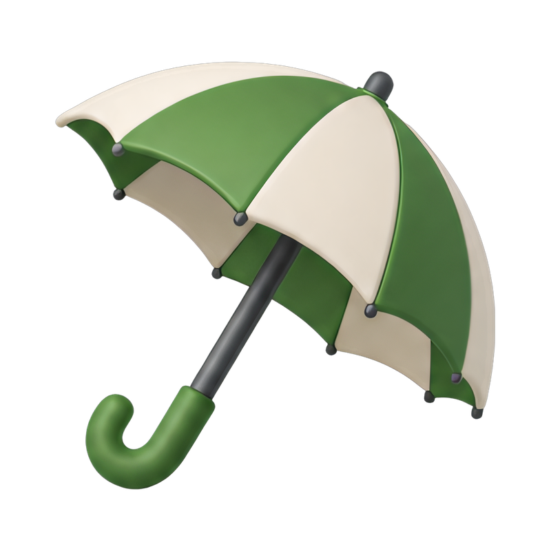 golf umbrella in action