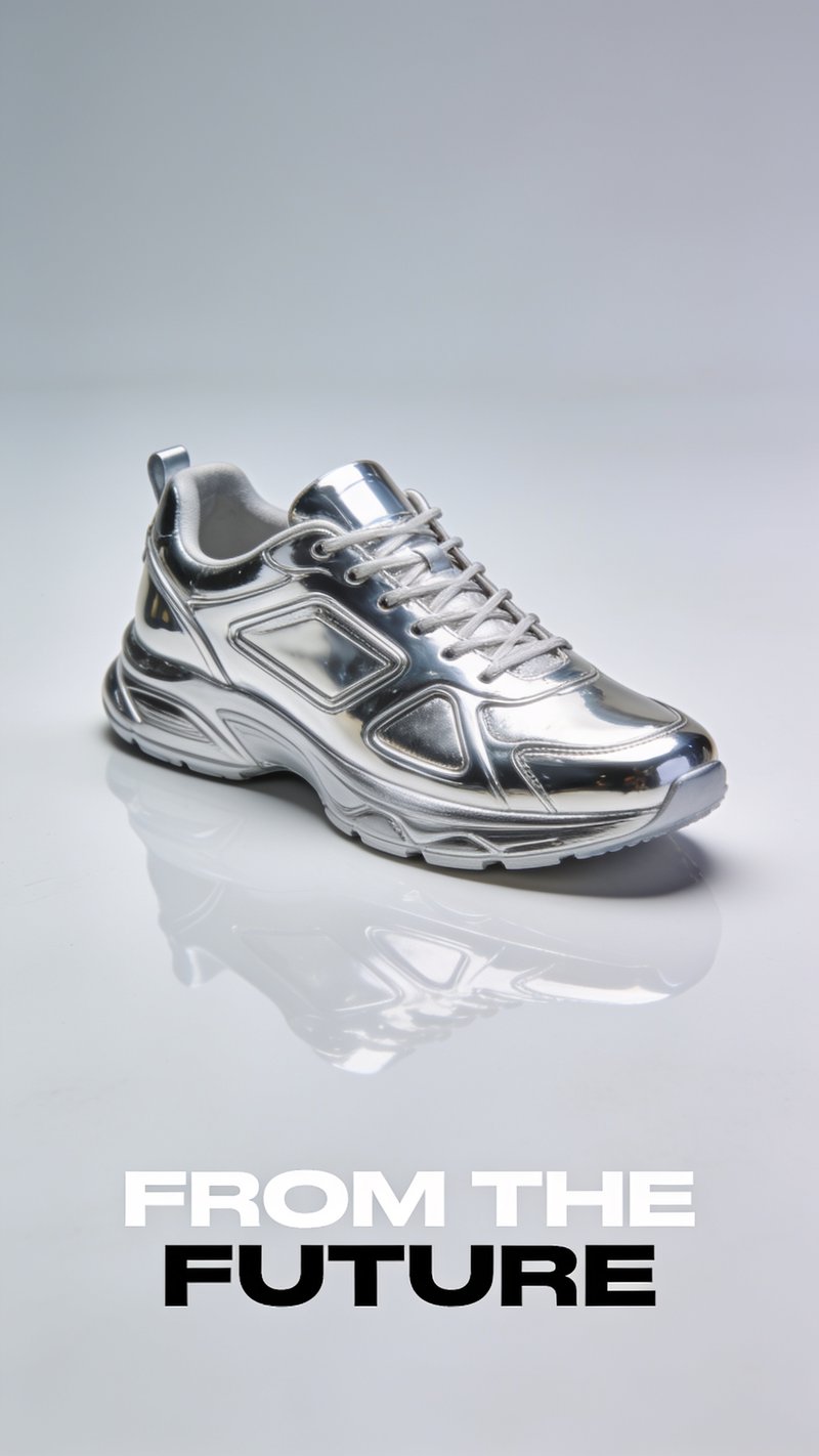 varied styles of metallic shoes