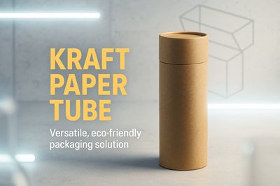 Eco-Friendly Kraft Paper Tube Packaging Showcase