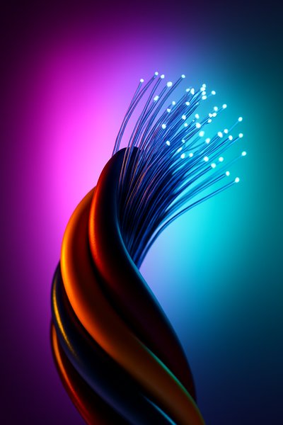 Vibrant Colored Electric Cables with LED Lights