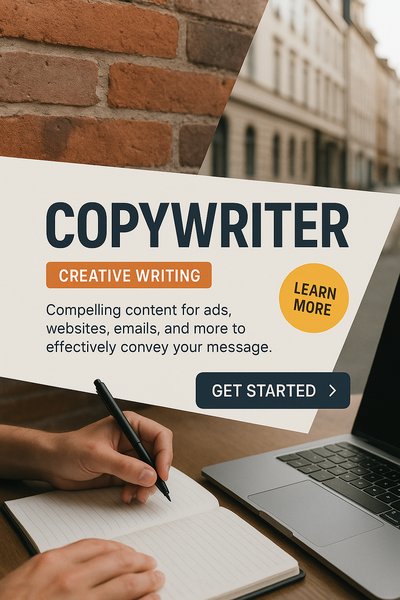 Dynamic Copywriting Visual with Engaging Design Elements
