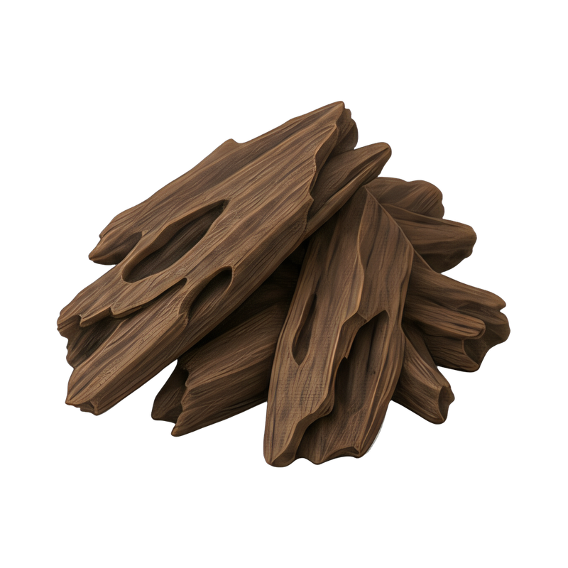 natural oud wood chips