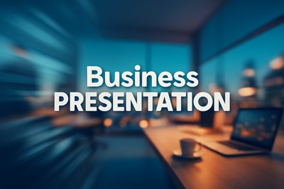 Dynamic Office Evening for Business Presentations