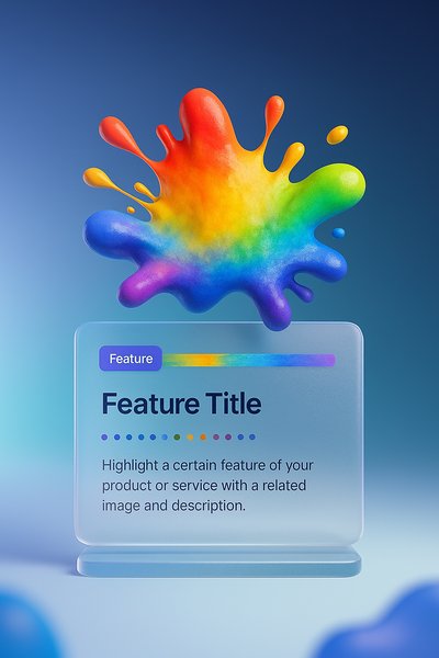 Vibrant Abstract Watercolor Splash Illustration for Web Design