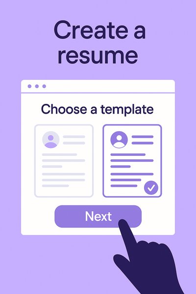 User Interface Design for Resume Creation Tool