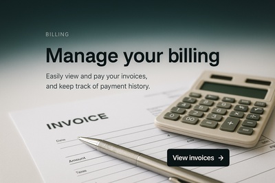 Stylish Billing Web Landscape for Invoice Management