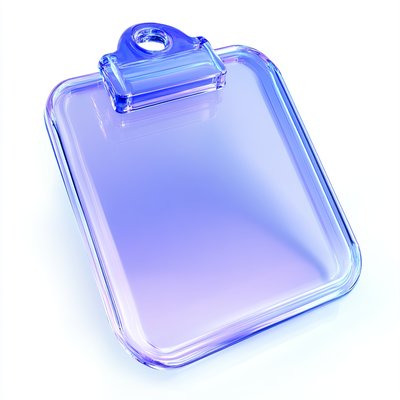Transparent Clipboard with a Modern Design