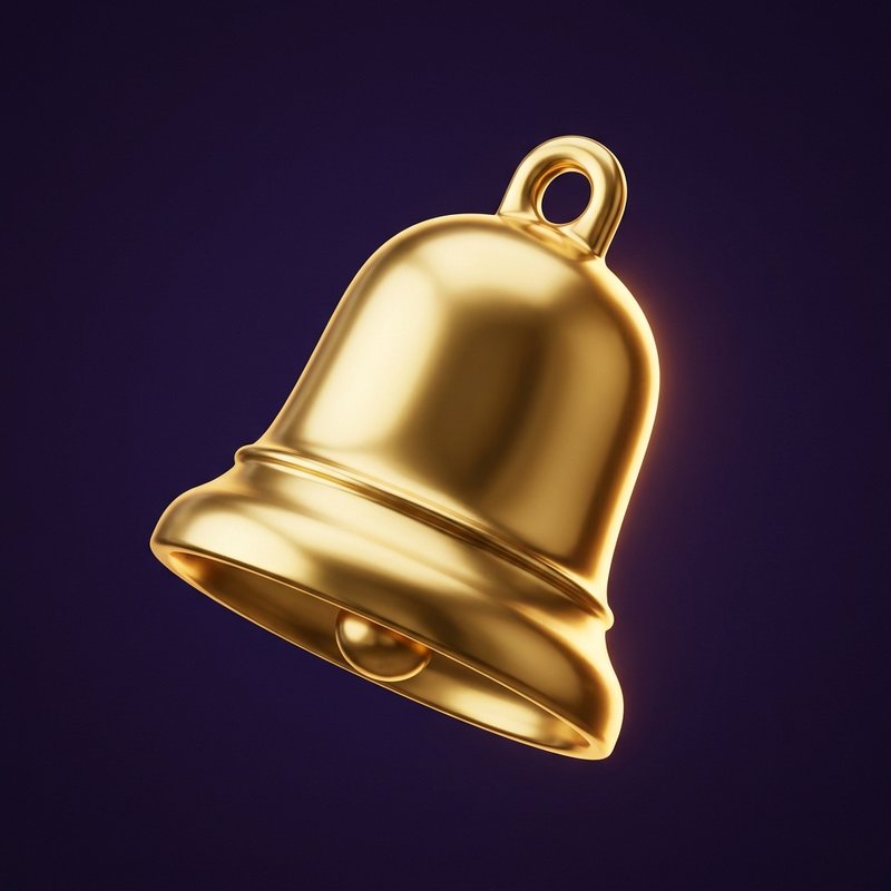 vintage bronze bell