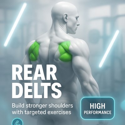 Fitness Illustration for Shoulder Exercises with Targeted Focus
