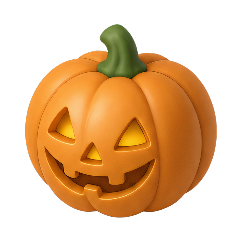 festive carved jack-o-lantern