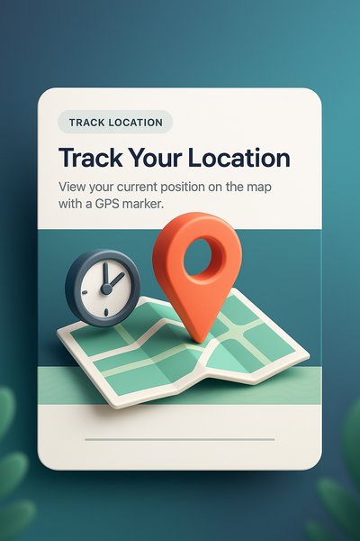 3D Icons for Location Tracking and Communication Features