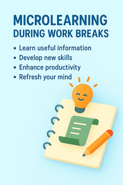 Microlearning Concept Graphic for Productivity Enhancement