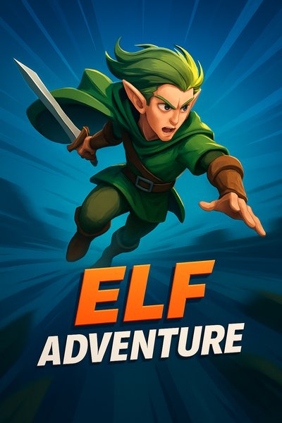 Dynamic Elf Adventure in Action-packed Scene