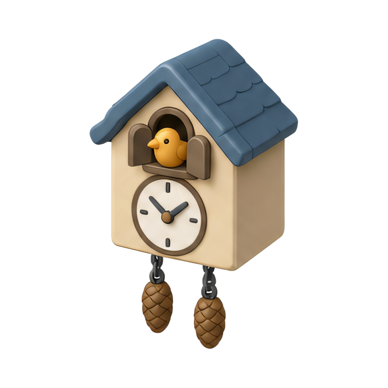 vintage cuckoo clock design