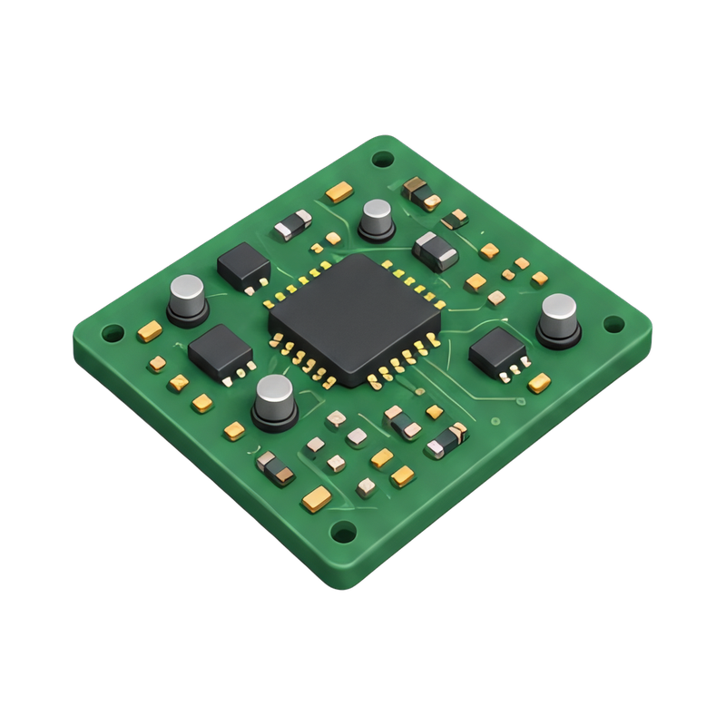 populated PCB with SMD components