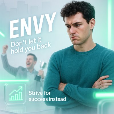 Emotional Self-Improvement Graphic with Motivational Theme