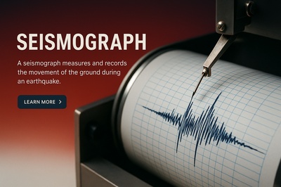 Stylish Seismograph Illustration for Modern Web Design
