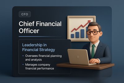 3D Design of a Chief Financial Officer with Business Context
