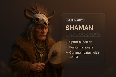 Shamanic Web Design with 3D Illustration