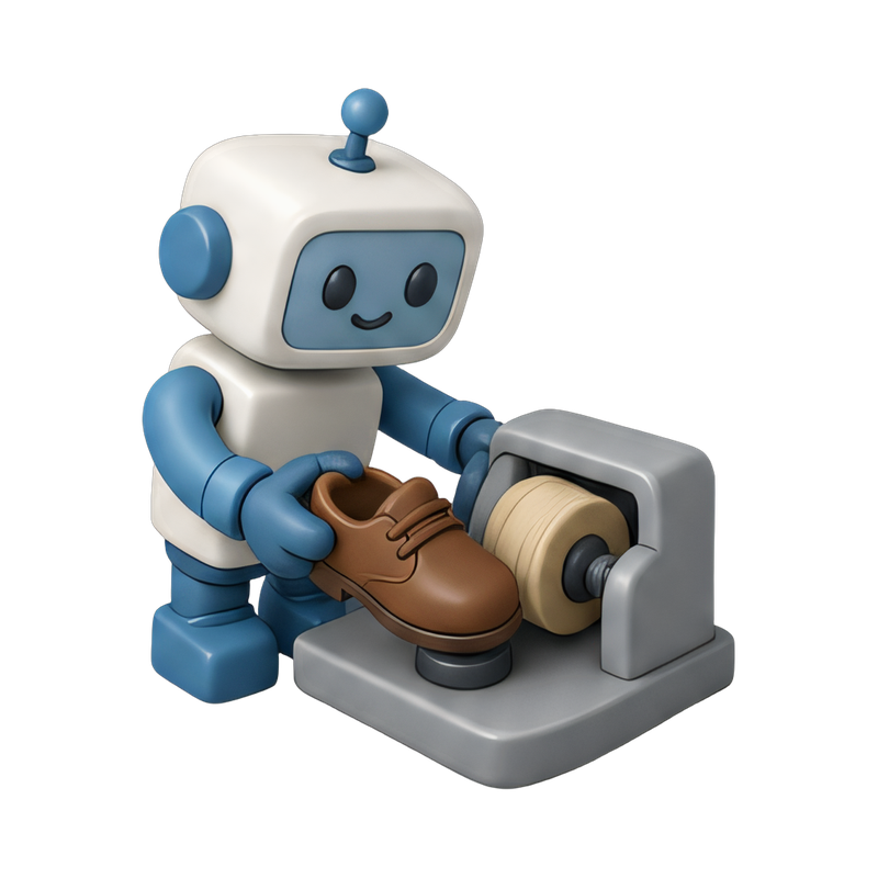 automatic robot shoe polisher