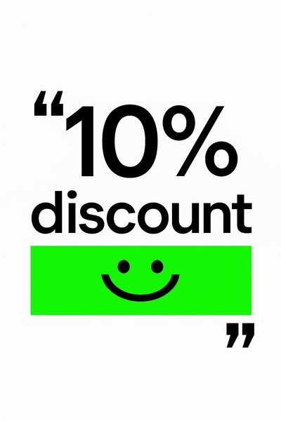 Promotional Graphic for Discount Offer