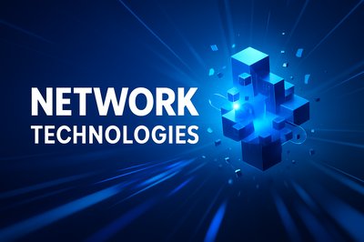 Dynamic 3D Abstract Background for Network Technologies