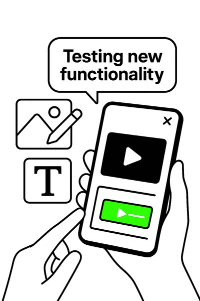 Illustration of Mobile App Functionality Testing