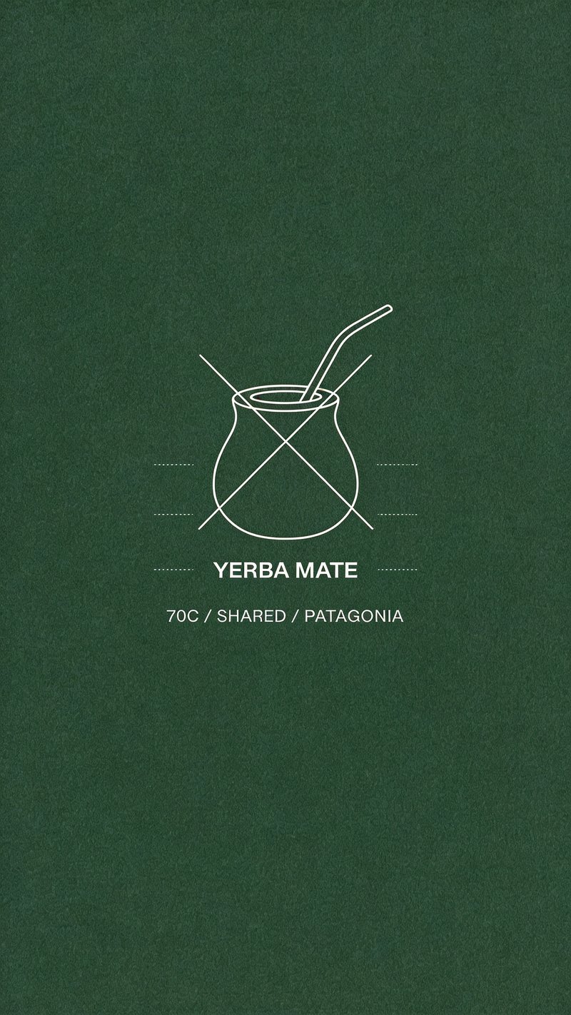 Yerba mate tea leaves