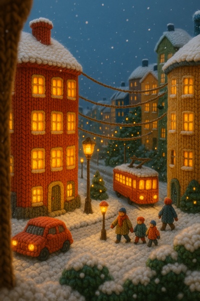 Charming Holiday Scene in Södermalm, Stockholm