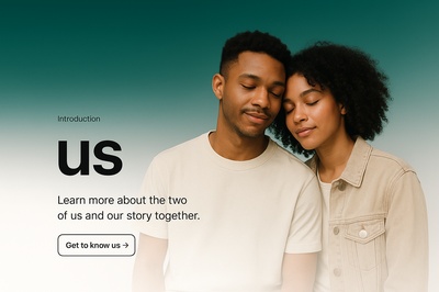 Stylish Web Design with Gradient and Text Elements